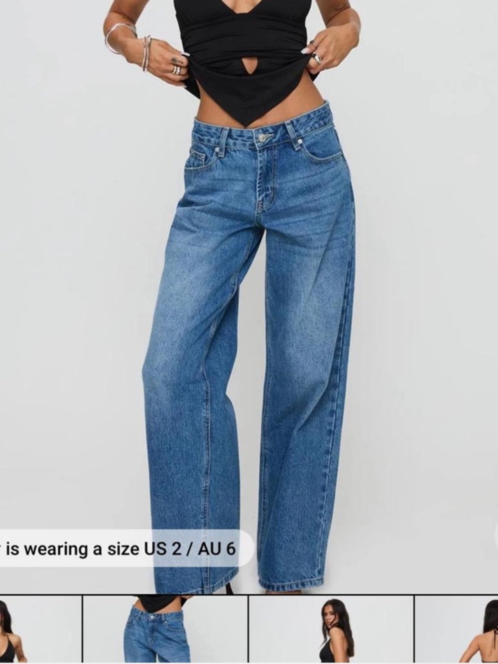PRINCESS POLLY SERINITA BLUE JEANS